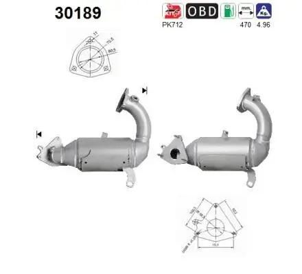 Katalysator AS 30189 Bild Katalysator AS 30189