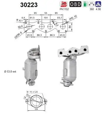 Katalysator AS 30223 Bild Katalysator AS 30223