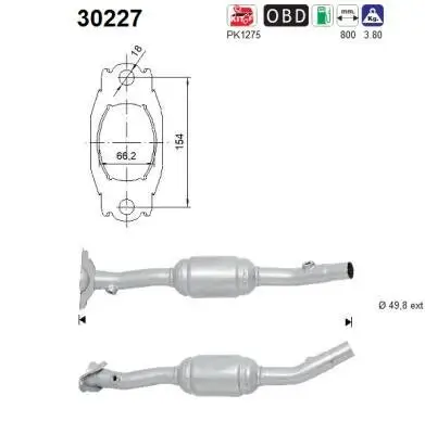 Katalysator AS 30227 Bild Katalysator AS 30227