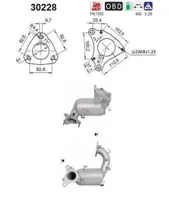 Katalysator AS 30228