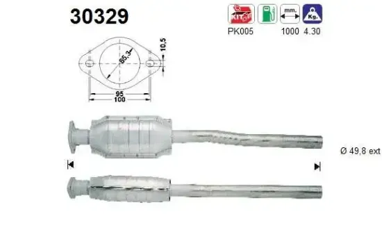 Katalysator AS 30329 Bild Katalysator AS 30329