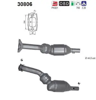 Katalysator AS 30806 Bild Katalysator AS 30806