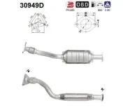 Katalysator hinten AS 30949D