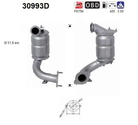 Katalysator AS 30993D