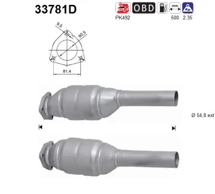 Katalysator AS 33781D