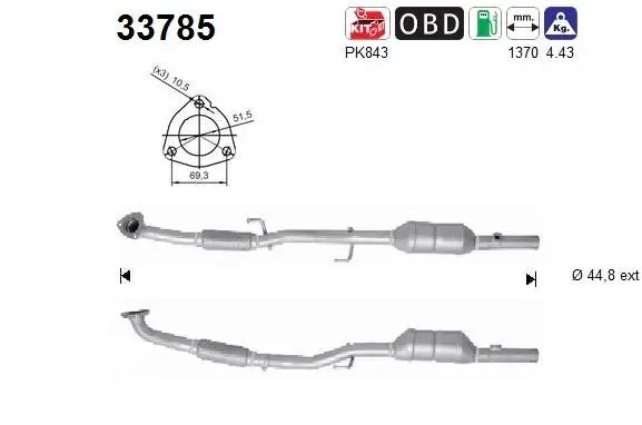 Katalysator AS 33785