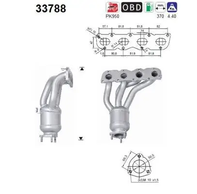 Katalysator AS 33788 Bild Katalysator AS 33788