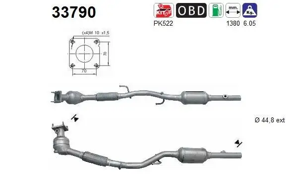 Katalysator AS 33790