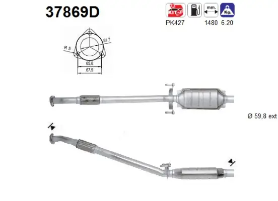 Katalysator AS 37869D