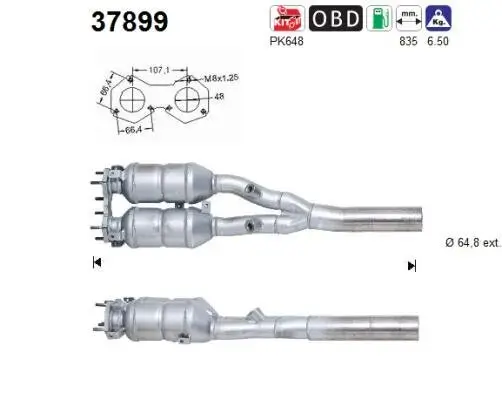 Katalysator AS 37899