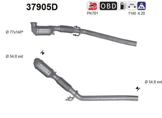 Katalysator AS 37905D