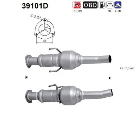 Katalysator AS 39101D