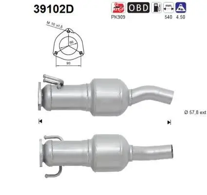 Katalysator AS 39102D