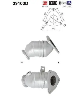 Katalysator AS 39103D