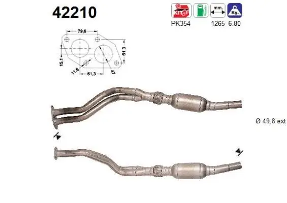 Katalysator AS 42210