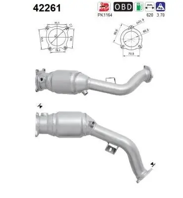 Katalysator AS 42261 Bild Katalysator AS 42261