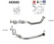 Katalysator vorne AS 45208D