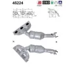 Katalysator hinten AS 45224