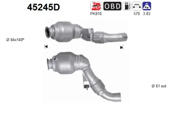 Katalysator AS 45245D