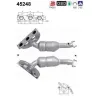 Katalysator hinten AS 45248