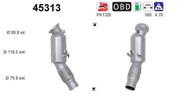 Katalysator AS 45313