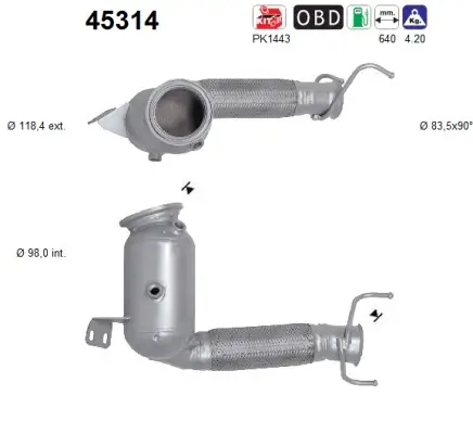 Katalysator AS 45314