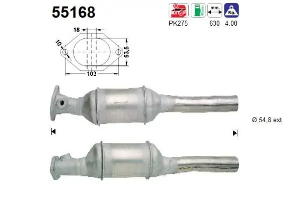 Katalysator AS 55168