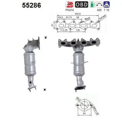 Katalysator AS 55286