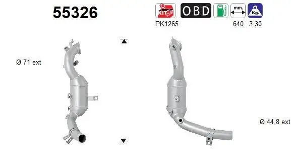 Katalysator AS 55326