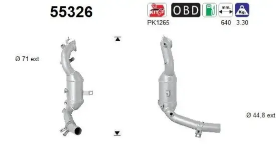 Katalysator AS 55326 Bild Katalysator AS 55326