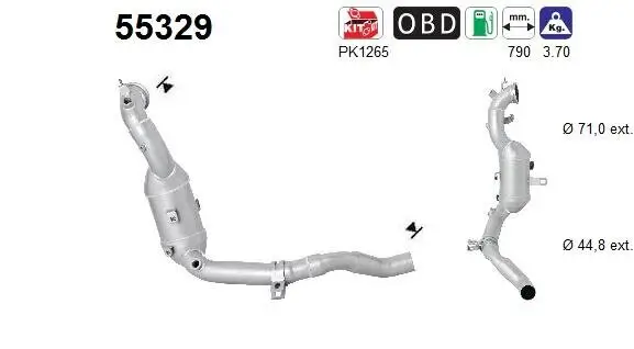 Katalysator AS 55329