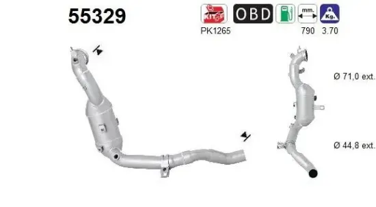 Katalysator AS 55329 Bild Katalysator AS 55329