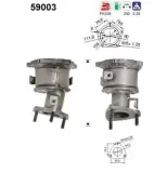Katalysator vorne AS 59003