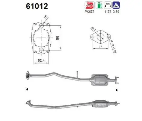 Katalysator AS 61012