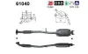 Katalysator hinten AS 61040