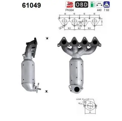 Katalysator AS 61049 Bild Katalysator AS 61049