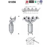 Katalysator vorne AS 61056