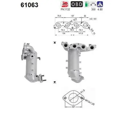 Katalysator AS 61063 Bild Katalysator AS 61063