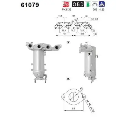 Katalysator AS 61079 Bild Katalysator AS 61079