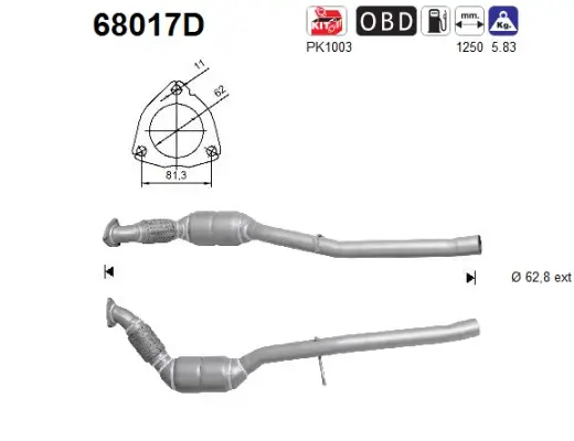 Katalysator AS 68017D