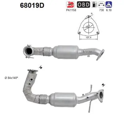 Katalysator AS 68019D