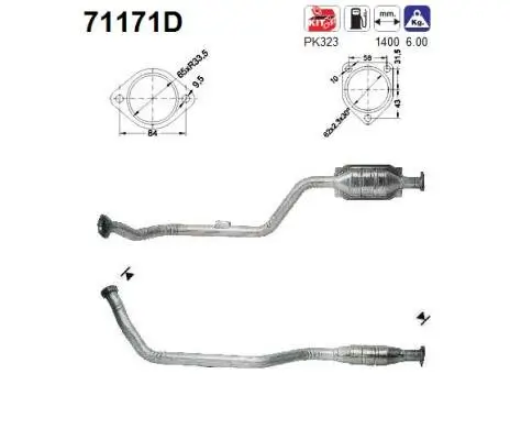Katalysator AS 71171D