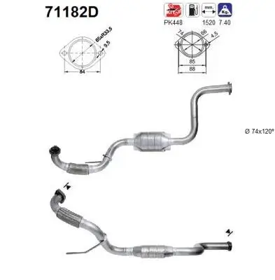 Katalysator AS 71182D