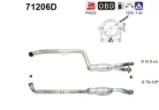 Katalysator hinten AS 71206D