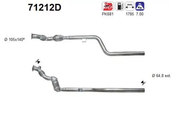 Katalysator AS 71212D