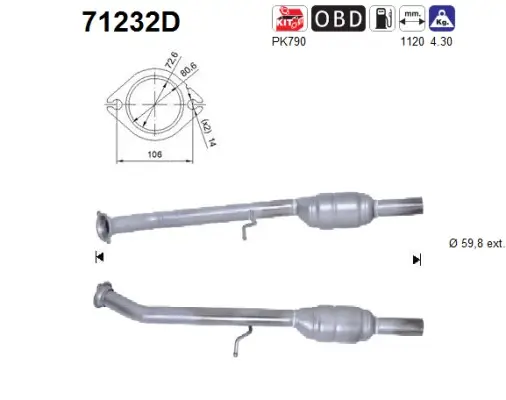 Katalysator AS 71232D