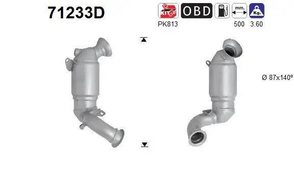 Katalysator AS 71233D