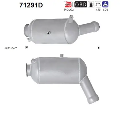 Katalysator AS 71291D