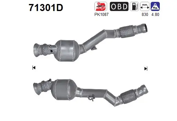 Katalysator AS 71301D