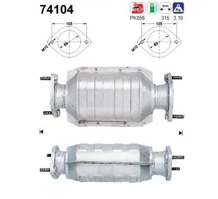 Katalysator AS 74104